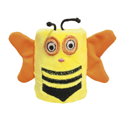 Juguete Animal Tube con forma de abeja y cascabel para gatos, de 16 cm.