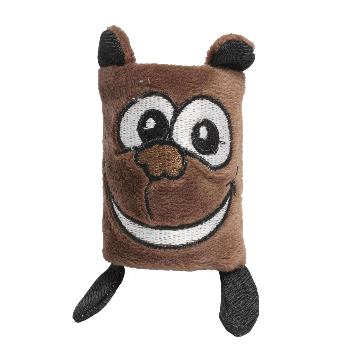 Juguete Animal Tube con forma de oso y cascabel para gatos, de 16 cm.