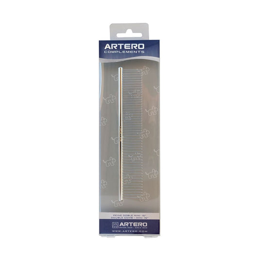 Artero Peine Doble Mini 15 cm para perros pequeños, cachorros y gatos en Gran Canaria y España