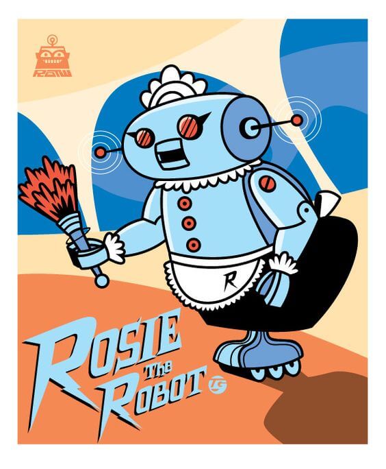 JUGUETE ROSIE (La doncella robot) THE ROBOT (13") / SnugArooz Rosie the Robot Dog Toy