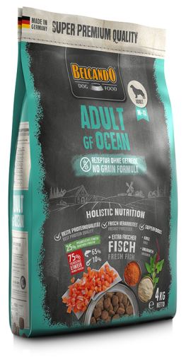 BELCANDO Adult Grain Free Ocean pienso sin cereales y sin proteínas de pollo con pescado y kril para perros adultos