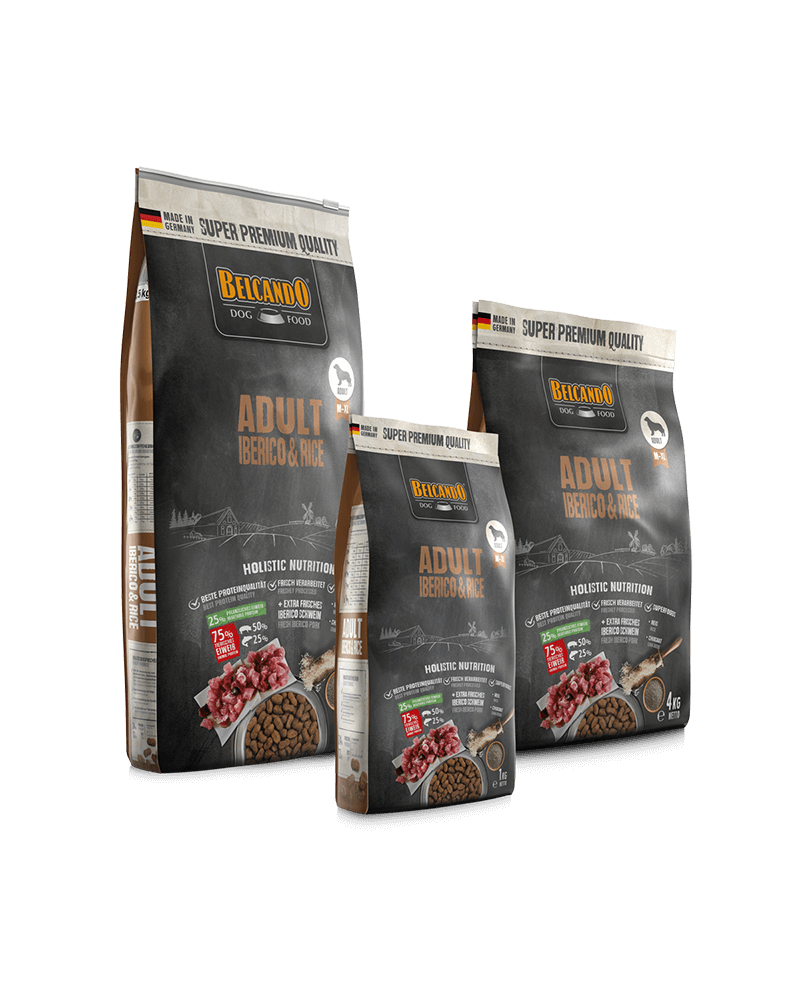 BELCANDO Adult Iberico & Rice: pienso premium con cerdo ibérico y arroz digestible para perros adultos