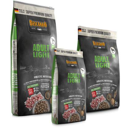 BELCANDO Adult Light pienso bajo en grasa con L-carnitina para perros adultos con sobrepeso o baja actividad