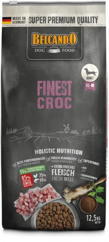 BELCANDO Finest Croc pienso premium con pato y efecto salsa para perros adultos pequeños y medianos