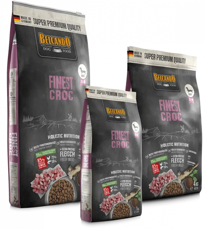 BELCANDO Finest Croc pienso premium con pato y efecto salsa para perros adultos pequeños y medianos