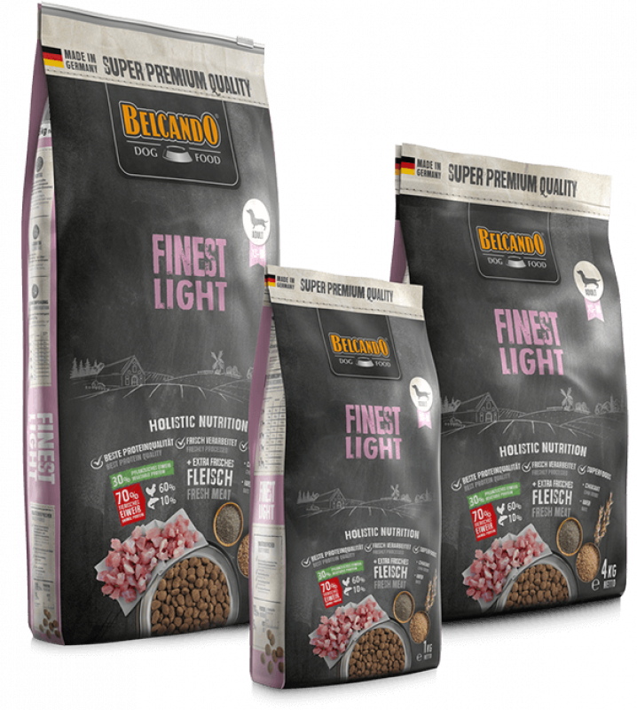 BELCANDO Finest Light pienso con carne fresca de ave para perros pequeños y medianos con tendencia al sobrepeso o senior