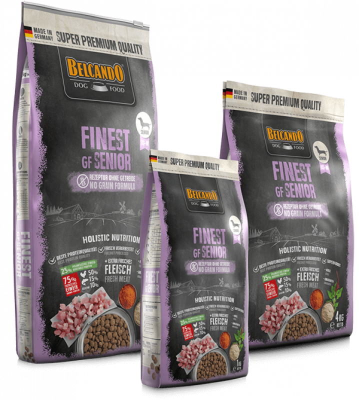 BELCANDO Finest Grain Free Senior pienso sin cereales para perros mayores pequeños y medianos