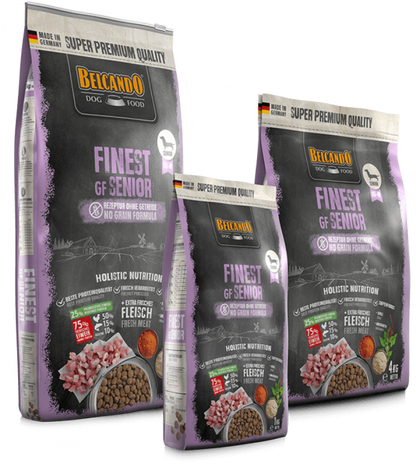 BELCANDO Finest Grain Free Senior pienso sin cereales para perros mayores pequeños y medianos