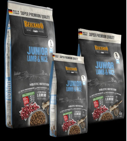 BELCANDO Junior Lamb & Rice pienso con cordero y arroz para cachorros de razas medianas y grandes