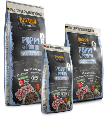 BELCANDO Puppy GF Poultry pienso sin cereales con carne fresca de ave para cachorros