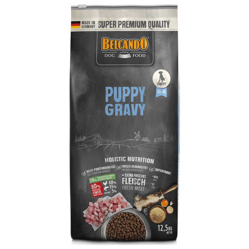 BELCANDO Puppy Gravy pienso para cachorros con salsa digestiva