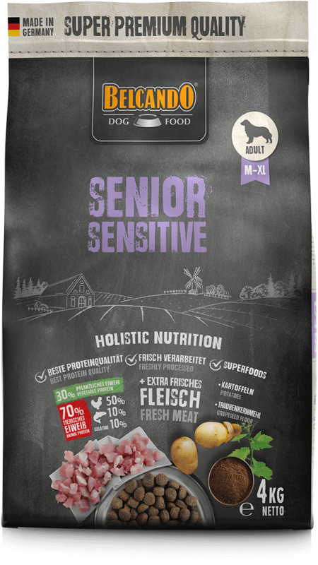 BELCANDO Senior Sensitive pienso con ave y arroz para perros mayores y adultos sensibles