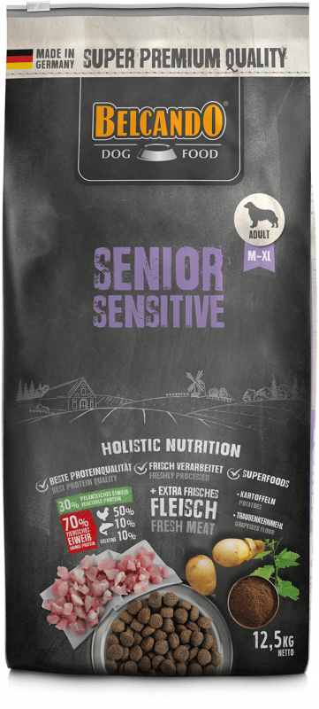 BELCANDO Senior Sensitive pienso con ave y arroz para perros mayores y adultos sensibles