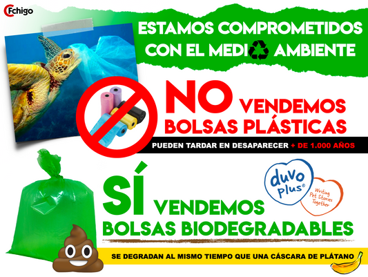 Bolsas biodegradables DUVO para excrementos de perro, 4x20 unidades