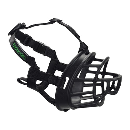 Bozal Baskerville Ultra Muzzle negro en diferentes tallas para perros