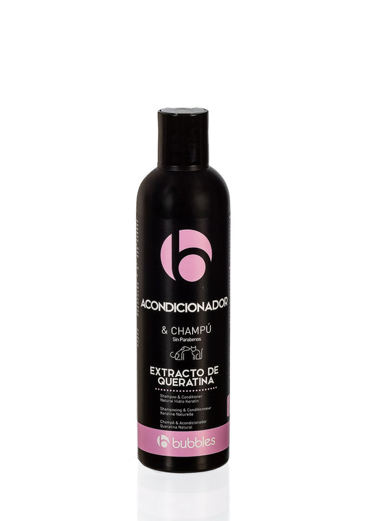 BUBBLES champú y acondicionador 2 en 1 con queratina para perros en Gran Canaria Canarias