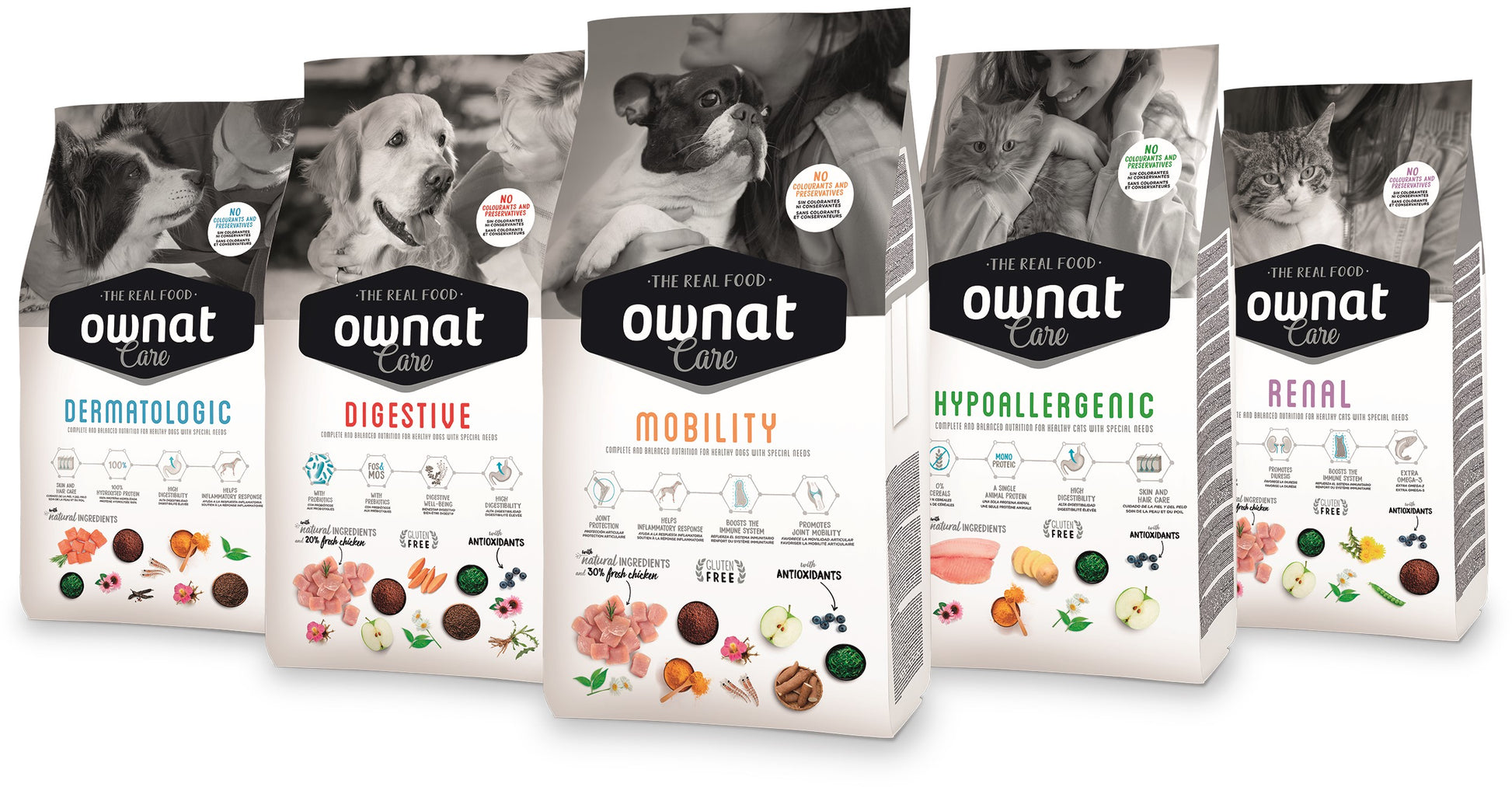 OWNAT Care Hypoallergenic | pienso para gatos con problemas alérgicos, estomago o piel sensible Gabo&Gordo Pet Shop en Las Palmas de Gran Canaria tienda para mascotas, perros, gatos, conejos, tortugas, animales