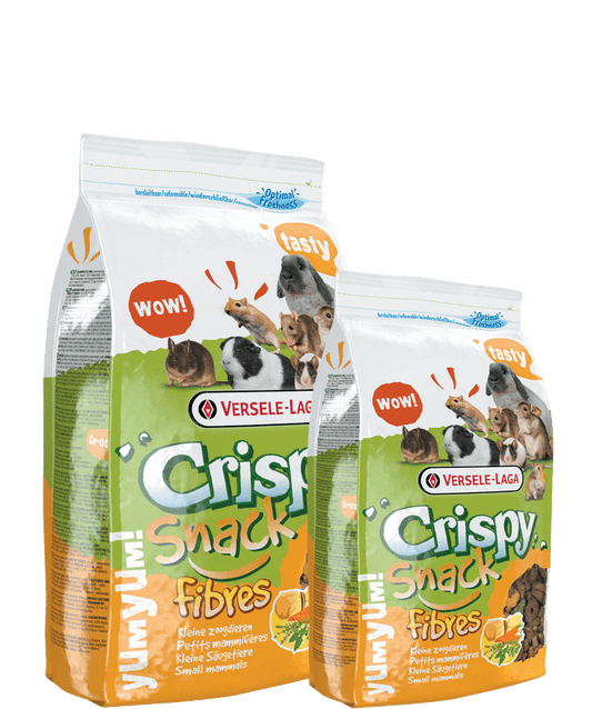 VERSELE LAGA Crispy Snack Fibres | Alimento crispy snack de fibras para conejos, cobayas, chinchillas, degús