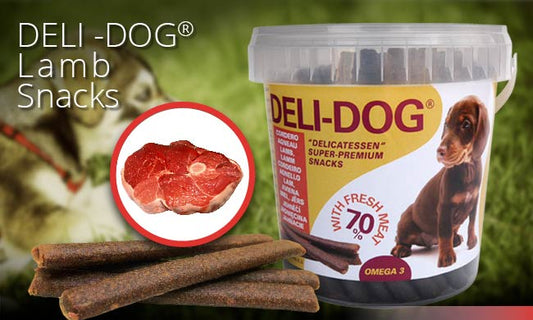 Barritas naturales DELI-DOG 800 g para perros, varios sabores