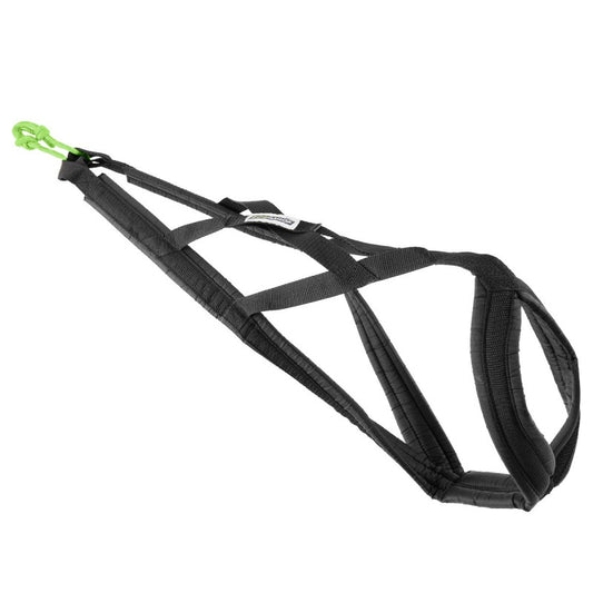 Arnés canicross DOGGALLOP para perros – diseño X-BACK ergonómico, acolchado y transpirable para deportes de tracción como mushing y bikejöring.