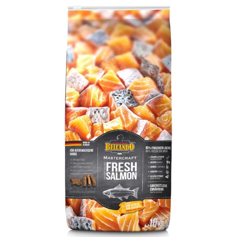 BELCANDO Mastercraft Fresh Salmon | Pienso con carne fresca de salmón sin cereales para perros.  Gabo y Gordo Pet Shop en las Islas Canarias, España, tienda online para mascotas, perros, gatos, conejos, tortugas, animales, accesorios para mascotas en general. 