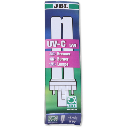Lámpara de recambio JBL AquaCristal UV-C de 5 W con casquillo G23.