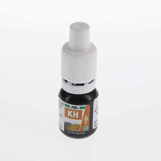 Reactivo de recambio JBL ProAquaTest KH Refill para medir la dureza de carbonatos del agua.