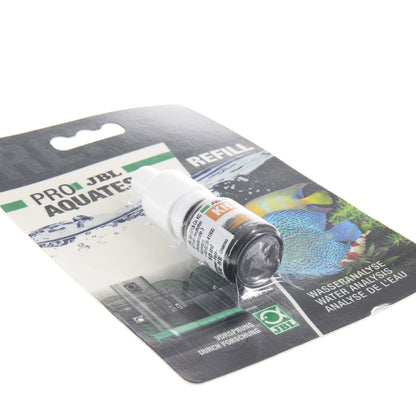 Reactivo de recambio JBL ProAquaTest KH Refill para medir la dureza de carbonatos del agua.