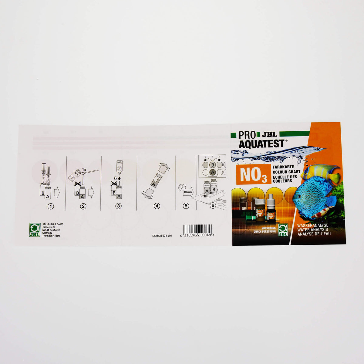 Recambio de reactivos JBL ProAquaTest NO3 Refill para el test de nitratos.