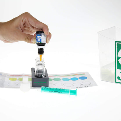 Kit JBL ProAquaTest pH 6,0–7,6 para medir el pH en acuarios de agua dulce.