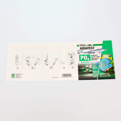 Recambio de reactivos JBL ProAquaTest PO4 Sensitive Refill para el test de fosfatos.