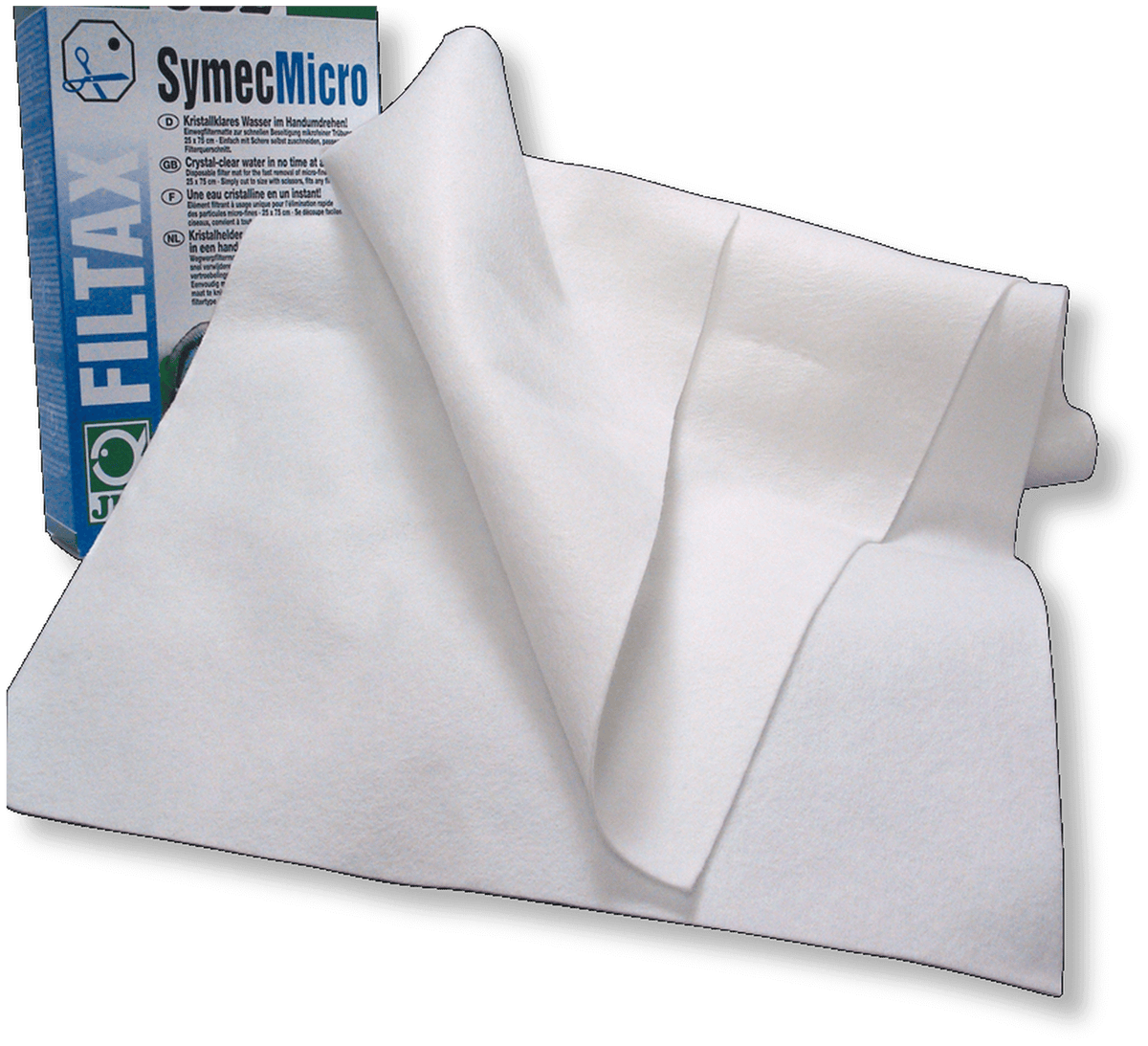 Microfieltro filtrante JBL Symec Micro de 25 × 74 cm para acuarios de agua dulce y salada.