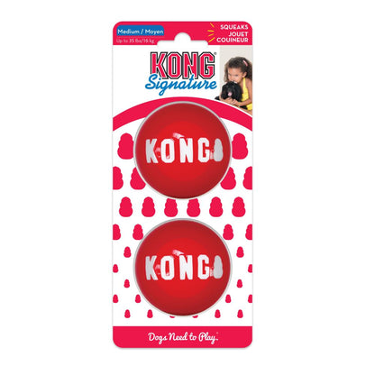 KONG Signature Ball (Pack 2 Unidades) Pelota para perros en Gabo y Gordo E Shop, la mejor tienda online en las Islas Canarias, España, tienda online para mascotas, perros, gatos, conejos, tortugas, animales, accesorios para mascotas en general. 
Gabo y Gordo E Shop in Canary Islands, the best store for pets, dogs, cats, rabbits, turtles, animals, pet accessories.