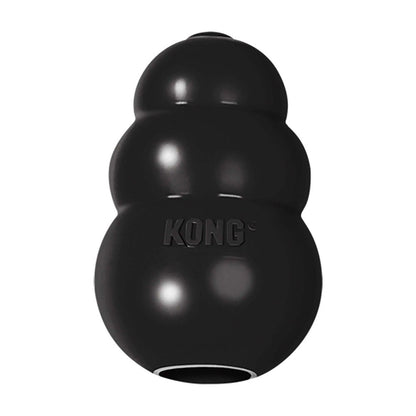 KONG Extreme negro juguete de caucho rellenable para perros adultos con masticación intensa