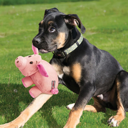 KONG Phatz peluches resistentes para perros con chirriador de tono bajo