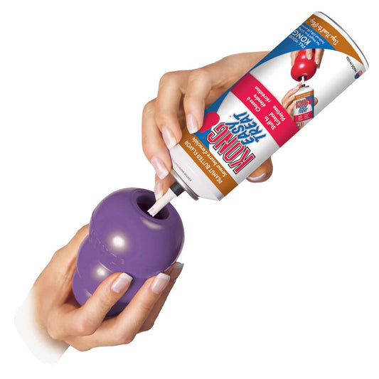 Juguete KONG Senior para perros mayores, caucho suave y rebote impredecible, ideal para masticación segura y juego activo.