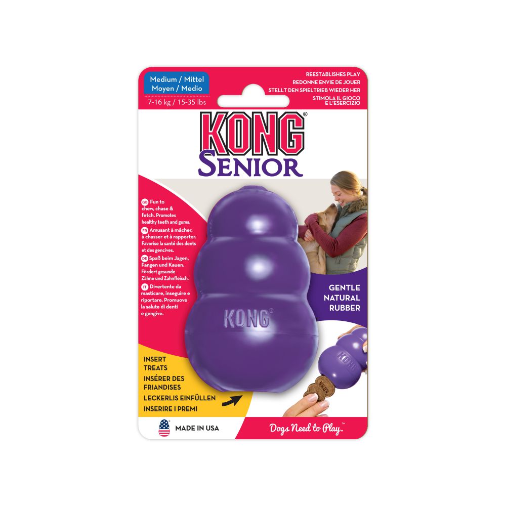 KONG Senior juguete interactivo para perros mayores en Gabo y Gordo E Shop