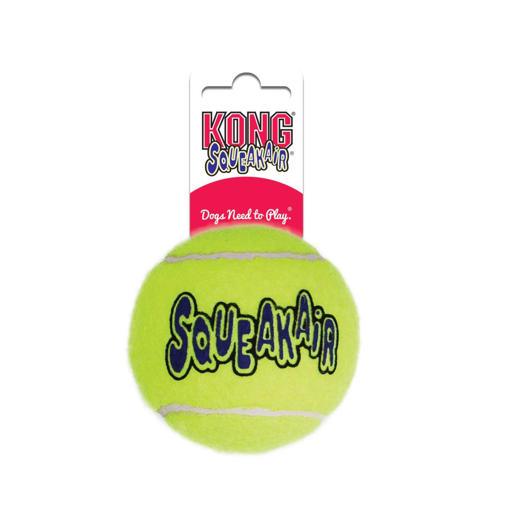 KONG SqueakAir Ball | Pelota de tenis con chirriador para perros