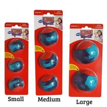 KONG ACTION SQUEEZZ SET DE PELOTAS PARA PERRO  en Gabo&Gordo Pet Shop en Las Palmas de Gran Canaria tienda para mascotas, perros, gatos, conejos, tortugas, animales, accesorios para mascotas