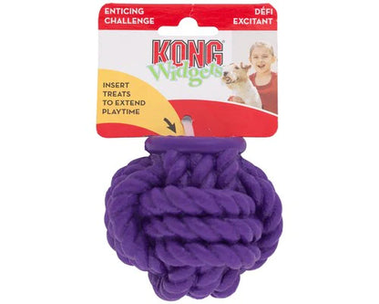 KONG WIDGETS BRAIDY BALL Pelota de nudo rellenable para perros en Gabo&Gordo Pet Shop en Las Palmas de Gran Canaria tienda para mascotas, perros, gatos, conejos, tortugas, animales, accesorios para mascotas