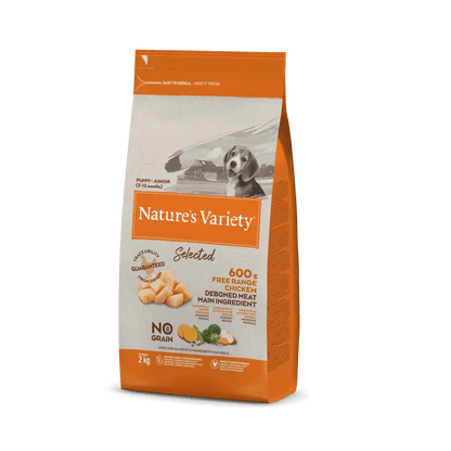 NATURE'S VARIETY selected free range chicken puppy | pienso con pollo campero sin cereales para cachorro Gabo&Gordo Pet Shop, Las Palmas de Gran Canaria