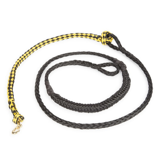 Línea Canicross DOGGALLOP para un perro – con amortiguador de látex, mosquetón ligero y sistema extensible hasta 2,5 m. Ideal para deportes de tracción.
