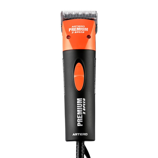Máquina de peluquería profesional Artero Premium Naranja tipo A5 con dos velocidades
