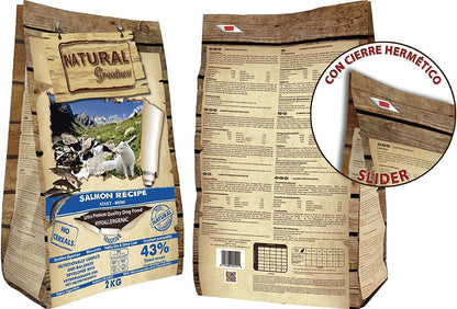 NATURAL GREATNESS Salmón Adult Mini pienso sin cereales para perros pequeños