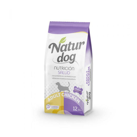 Saco de pienso NATURDOG Adult Chicken para perros – alimentación natural