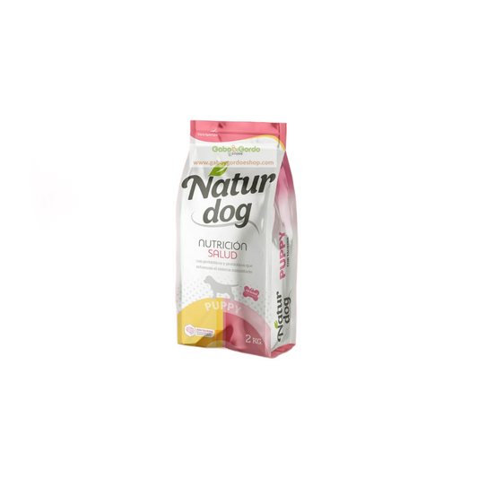 NATURDOG Puppy Chicken pienso de pollo fresco natural para cachorros – sin conservantes ni colorantes