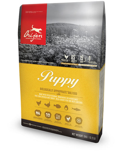 Pienso ORIJEN Puppy natural sin cereales para cachorros de todas las razas