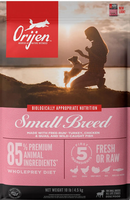Pienso ORIJEN Small Breed natural sin cereales para perros pequeños