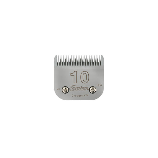 Cuchilla Oster 80 Nº10 de 1,5 mm para corte corto profesional en perros y gatos