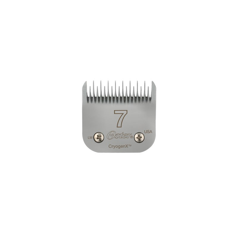 Cuchilla Oster 80 Nº7 de 3,2 mm para corte profesional en perros y gatos